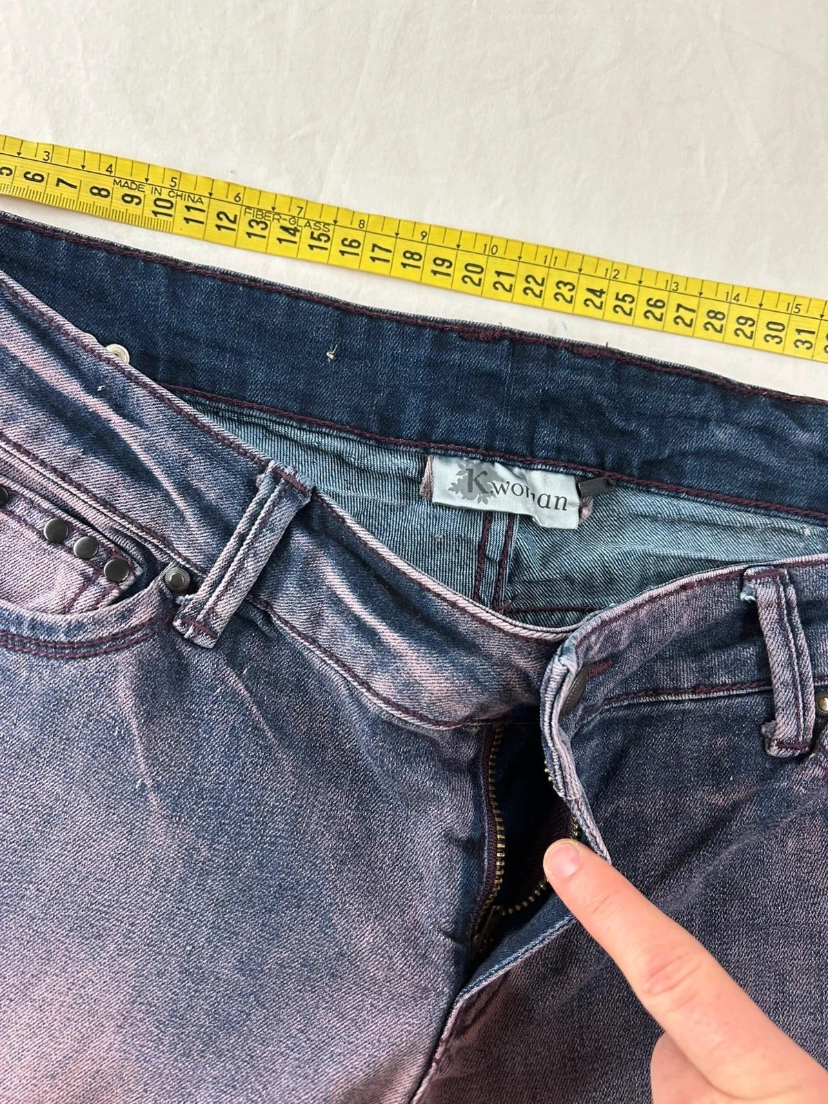 Jean skinny violet Lila K Woman – photo 8